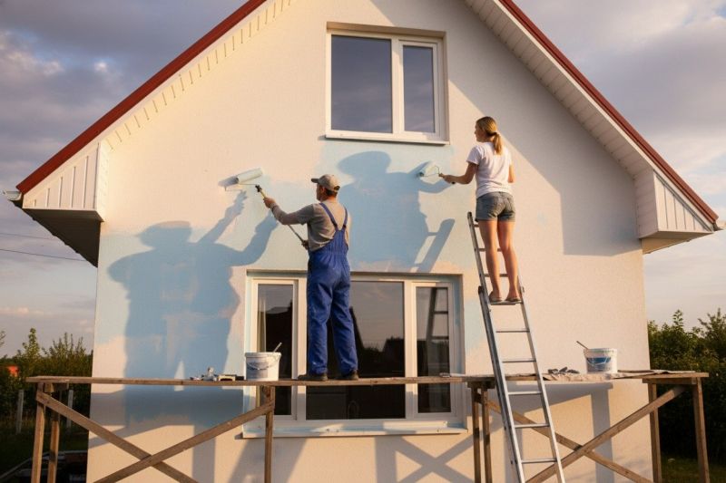 Fascia Painting in Waco, TX