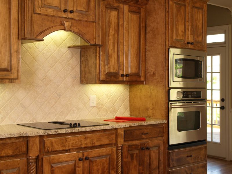Oak Cabinet Refinishing in Carmel, IN
