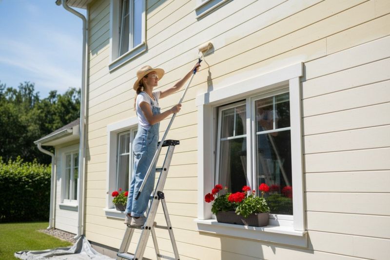 Outdoor Stairs Painting in Waco, TX